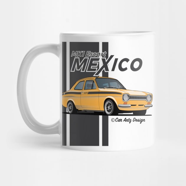 Mk1 Escort Mexico (Orange + Black) by Car-Artz-Design